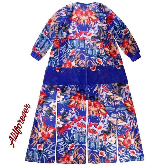 🥰 Sexy Floral Swimsuit Bikini Cover Up XL - Picture 4 of 6